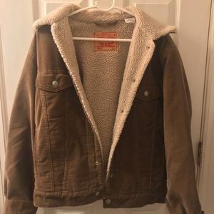 for shirley❤️ levi corduroy bomber jacket